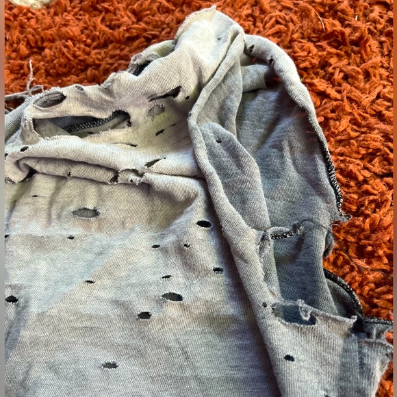 BADASS VINTAGE AC/DC TANK w/ decades of wear-and-tear - Picture 2 of 5